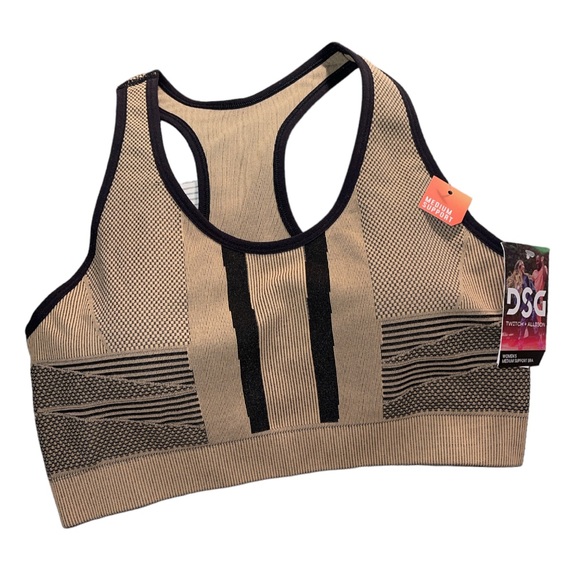 NEW DSG X TWITCH + ALLISON Women's Seamless Colorblock Sports Bra - Picture 5 of 7